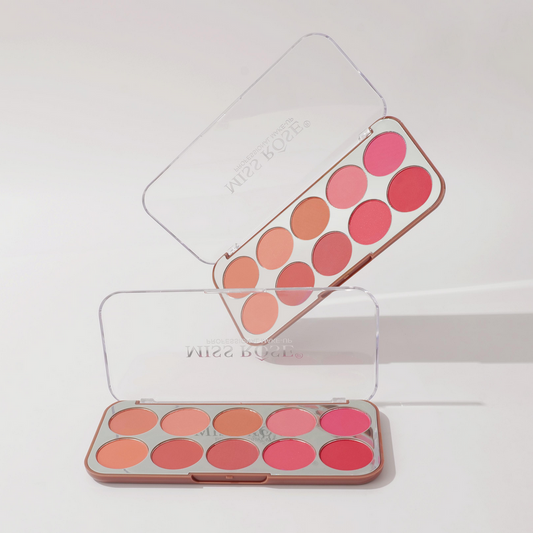Miss Rose 10 Colors Enduring Blusher Kit