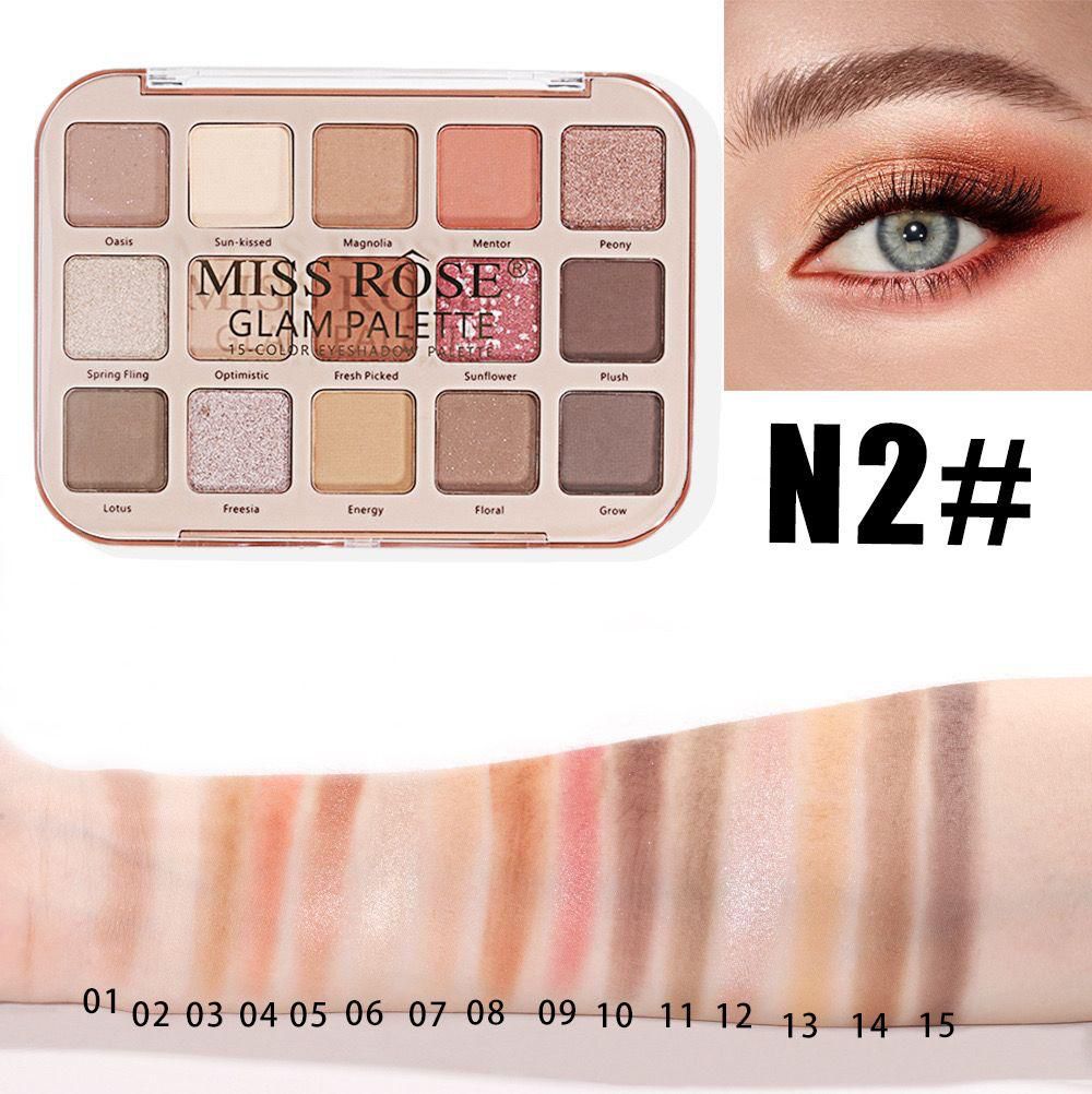 Miss Rose 15 Color Glam palette