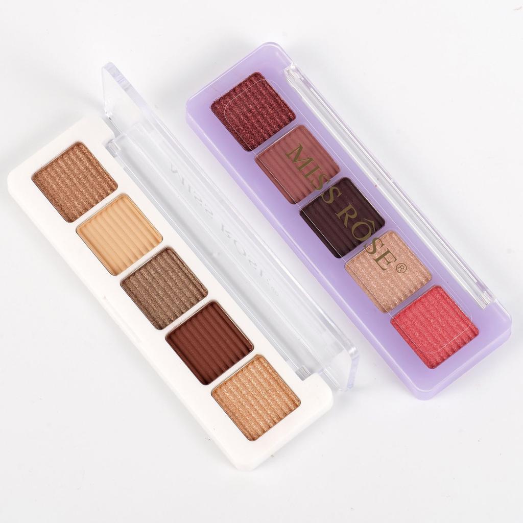 Miss Rose 5 Color Soft Glam Eye Palette