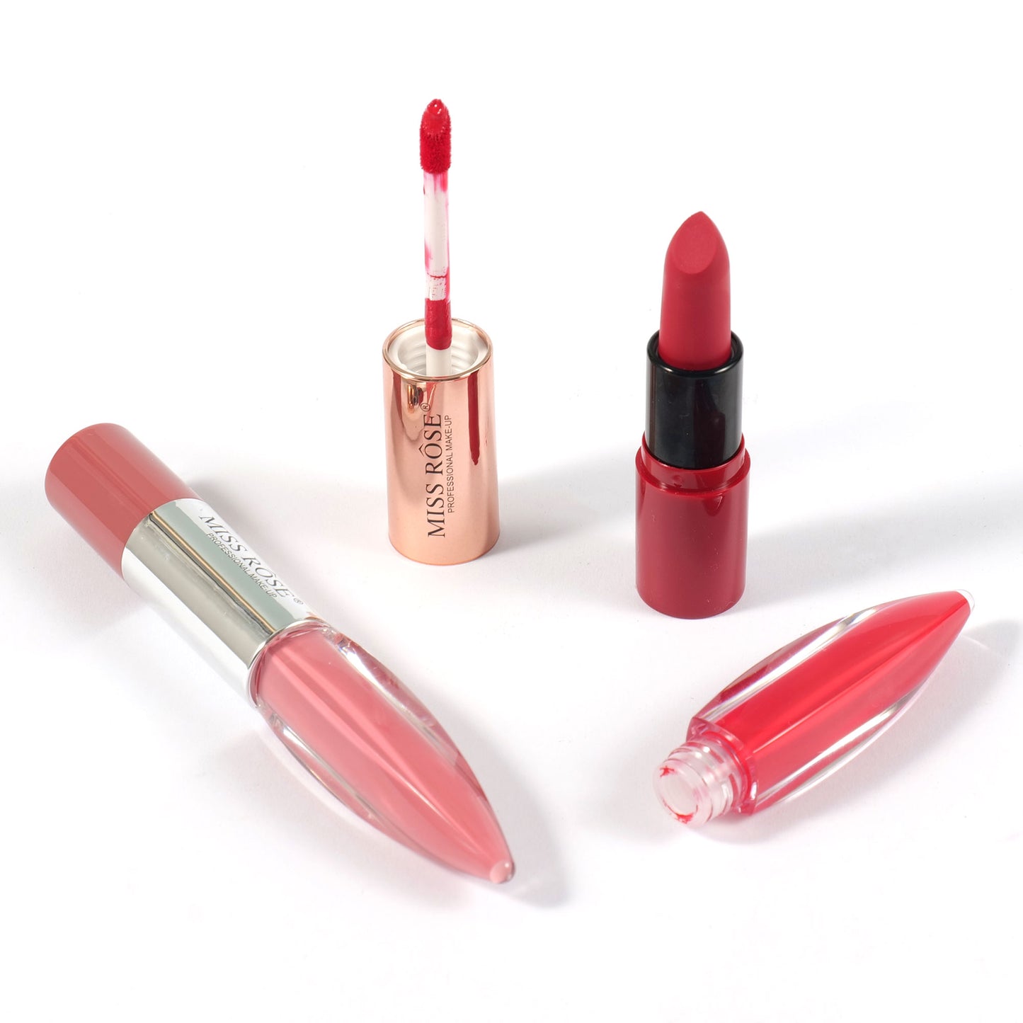 Miss Rose Dual Ended Matte Lipstick & Lip Gloss