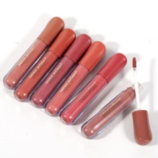 Miss Rose Nude Liquid Lip Gloss