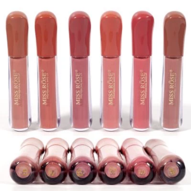 Miss Rose Nude Liquid Lip Gloss