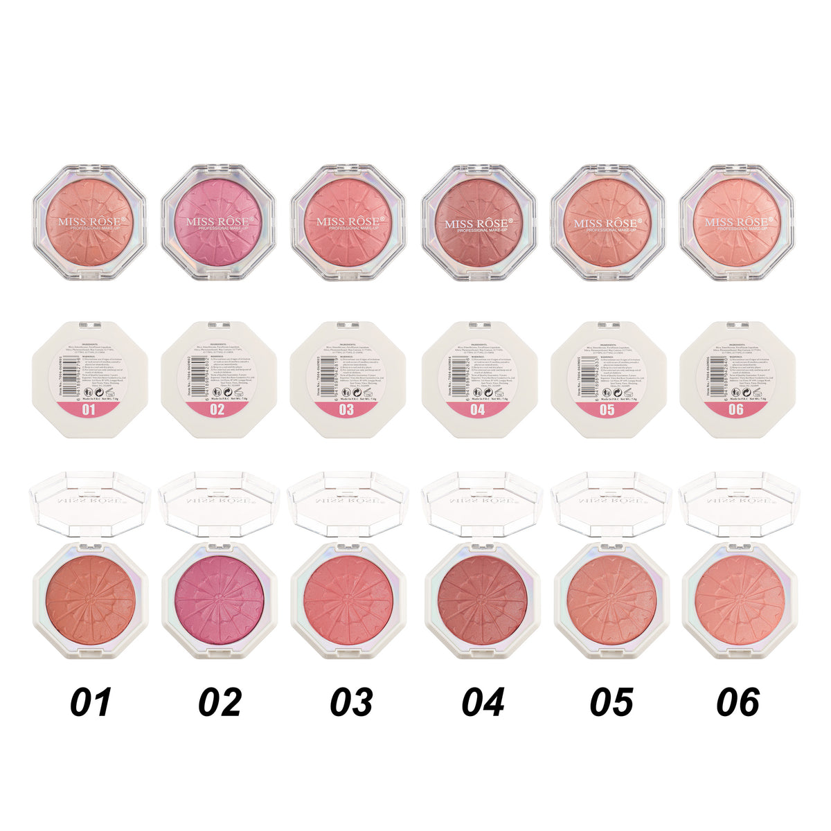 Miss Rose Pentagon Baked Blush
