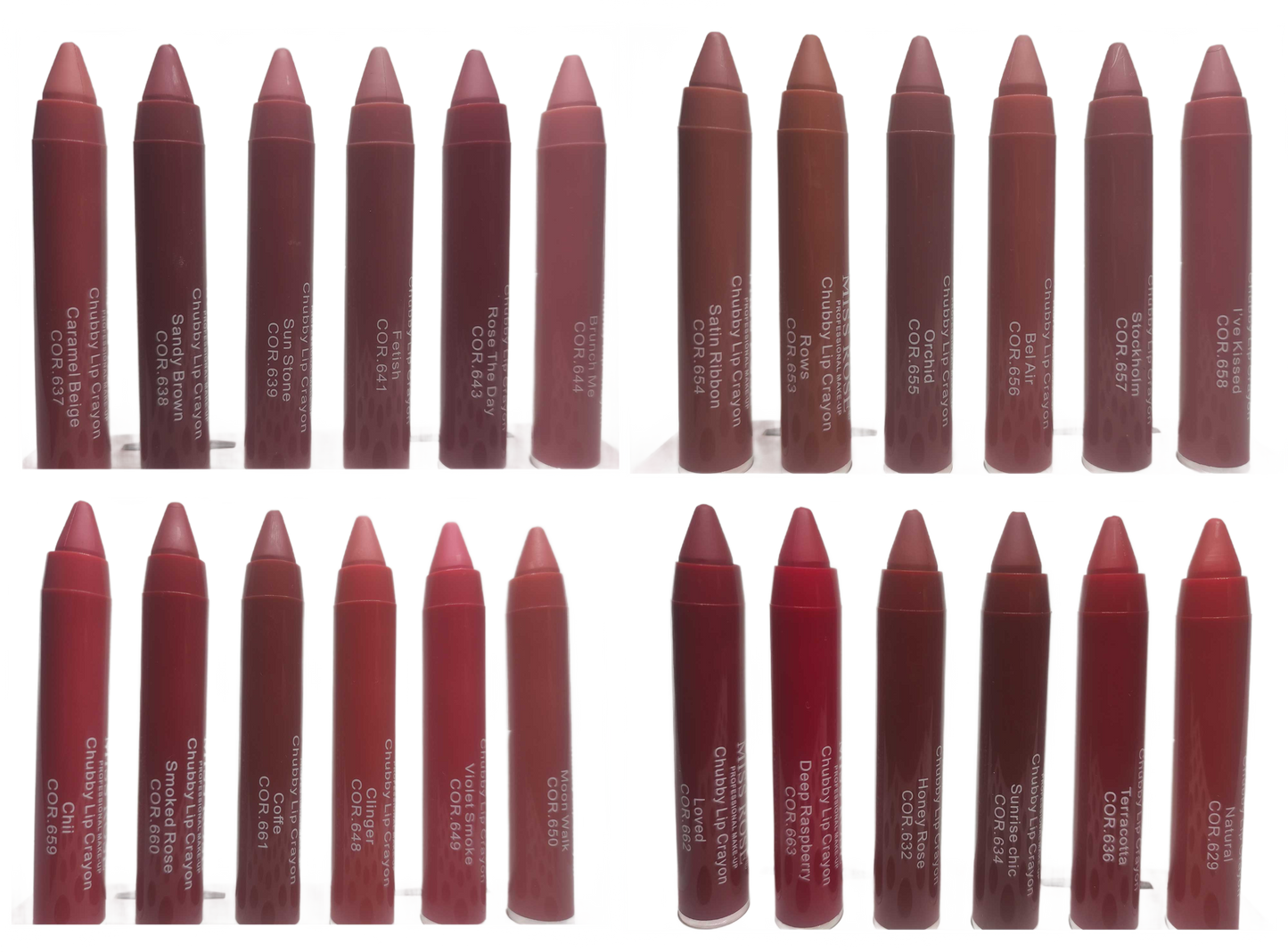 MISS ROSE Matte Lip Batom Crayon