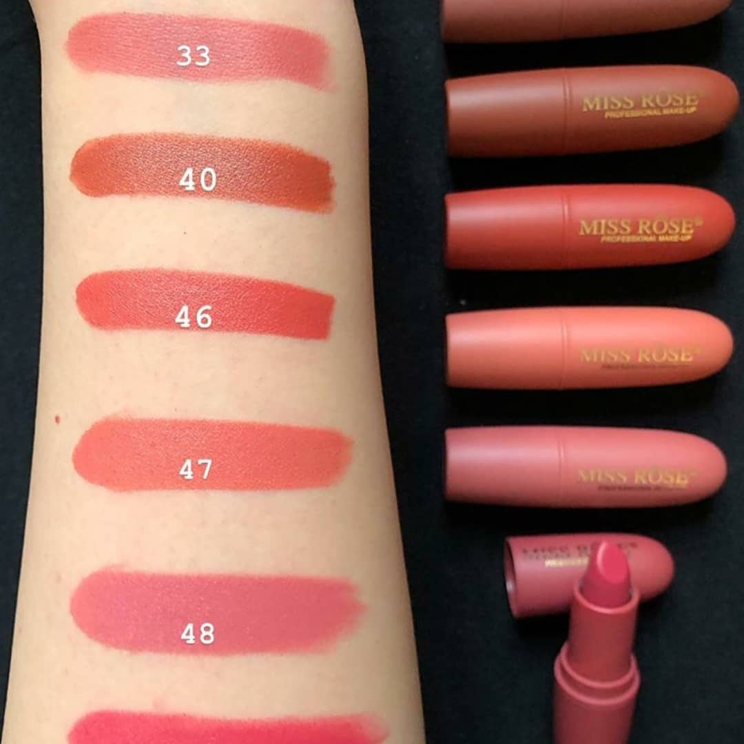 Miss Rose Semi Matte Lipsticks