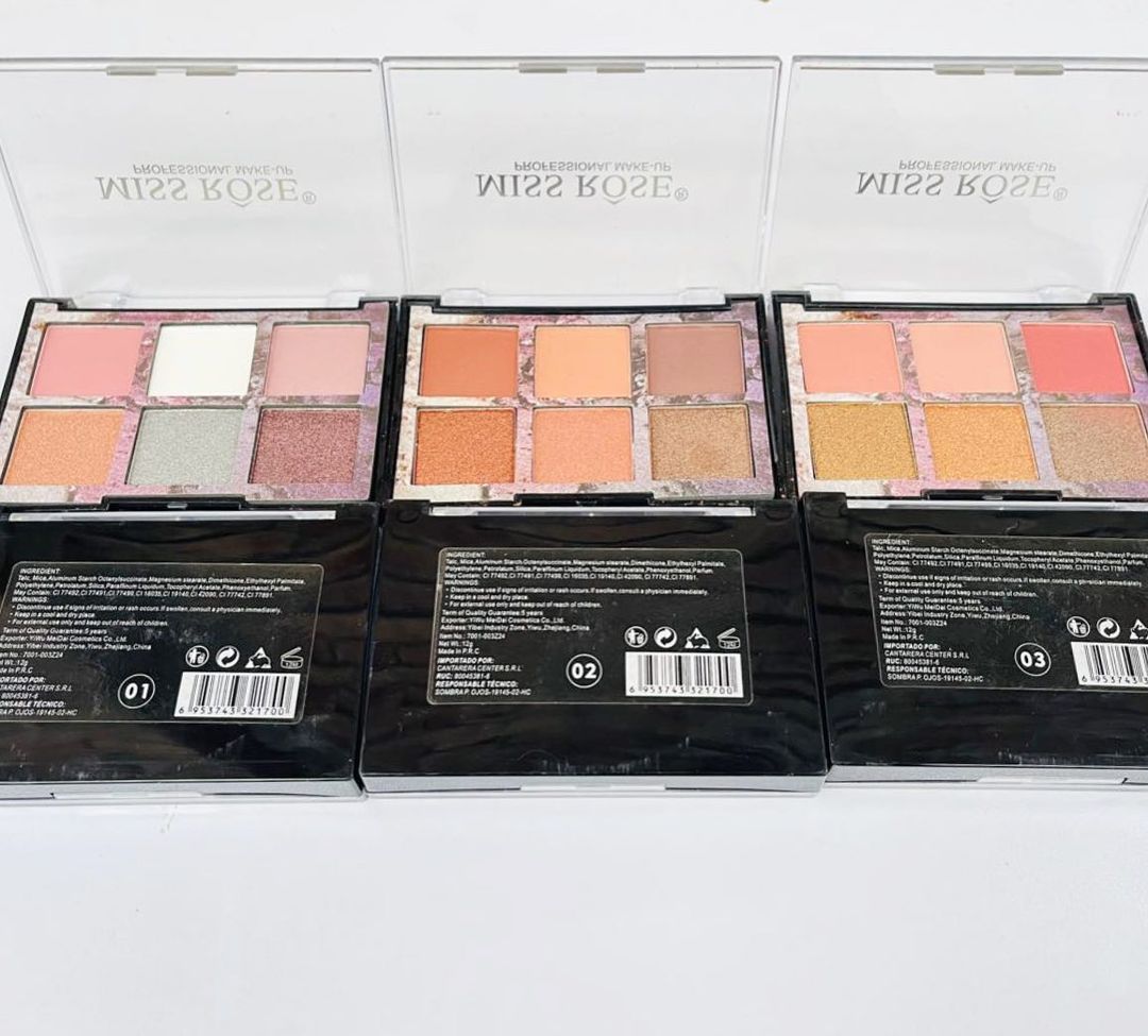 Miss Rose 6 Color Fashion Eyeshadow Palette