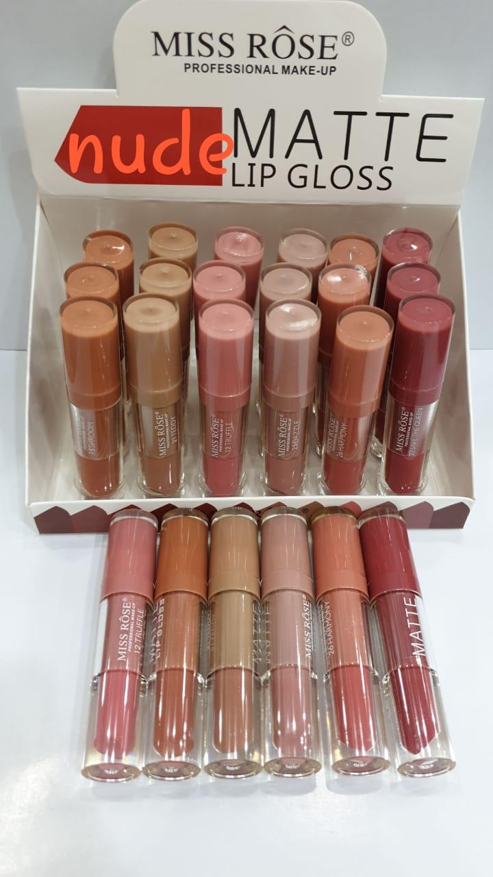 MISS ROSE Set of 6 Waterproof Matte Liquid Lip Gloss