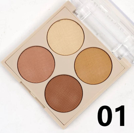 Miss Rose 4 Color Concealer Contour palette