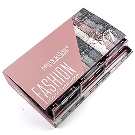 Miss Rose 6 Color Fashion Eyeshadow Palette