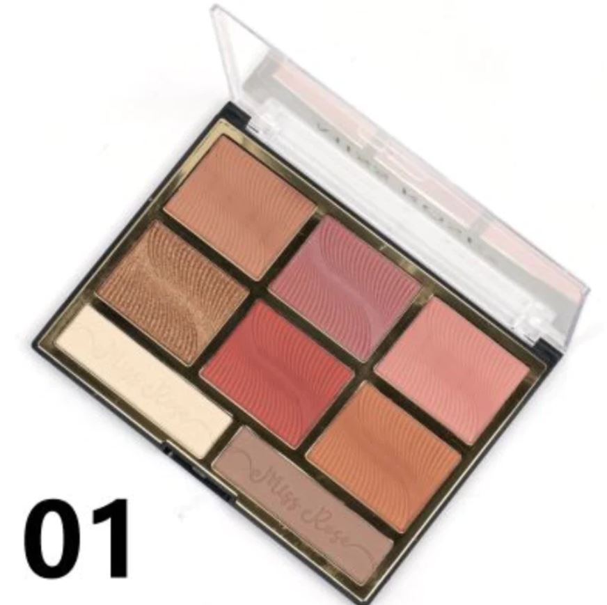 Miss Rose 6 color blush & 2 color bronzer