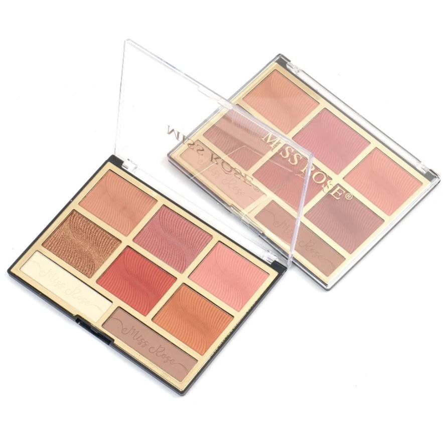Miss Rose 6 color blush & 2 color bronzer