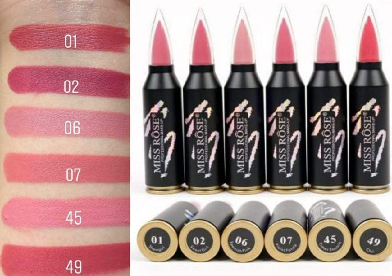 Miss Rose Professional Matte Lipstick ( Bullete)