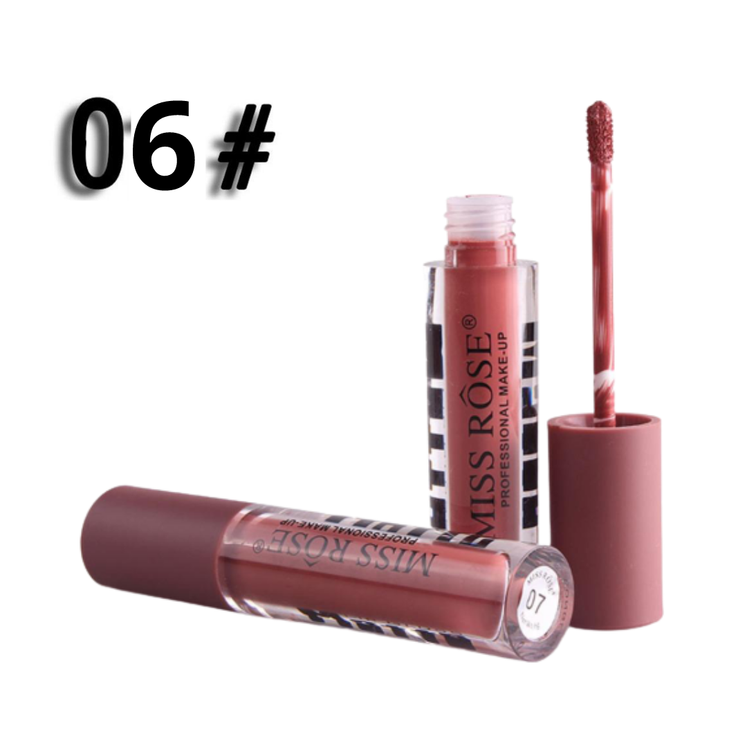 MISS ROSE New Fashion Color Matte Gloss (Set of 6)