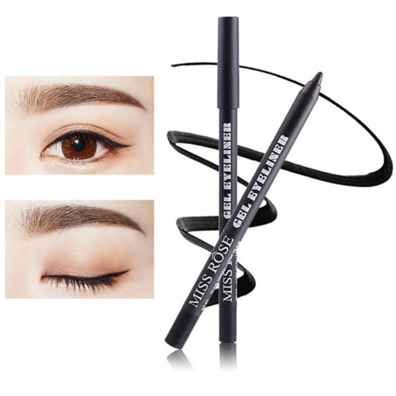 Eyeliner Pen Gel Nero Matita Occhi, Eyeliner Gel Stick, Impermeabile Gel Penna Eyeliner Nero, Eyeliner Ad Asciugatura Rapida, Matte Eyeliner Pen Di Lunga Durata Crea Un Look Occhi Deciso - Foto 5