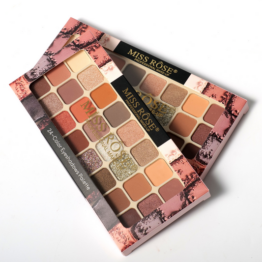 Miss Rose Dual Fantasy 24 Color Eyeshadow Palette for beginners