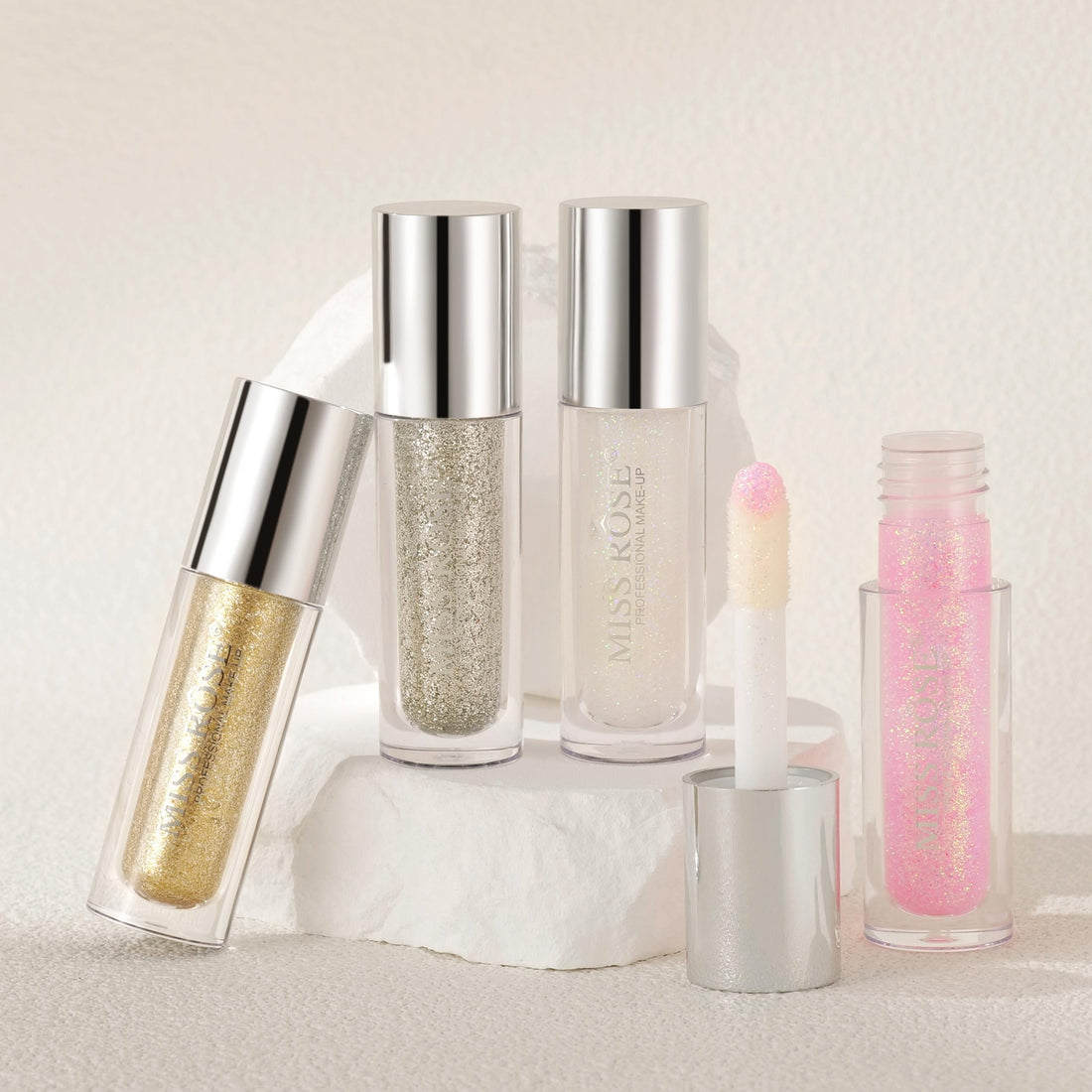 Miss Rose Liquid Glitter Eyeshadow shades