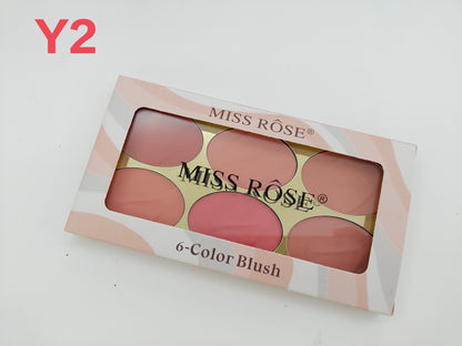 Miss Rose 6 Color Blush (new)