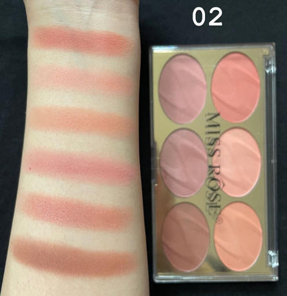Miss Rose 6 Color Face Kit