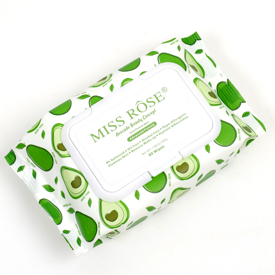 Miss Rose Avocado Makeup Remover Wipes