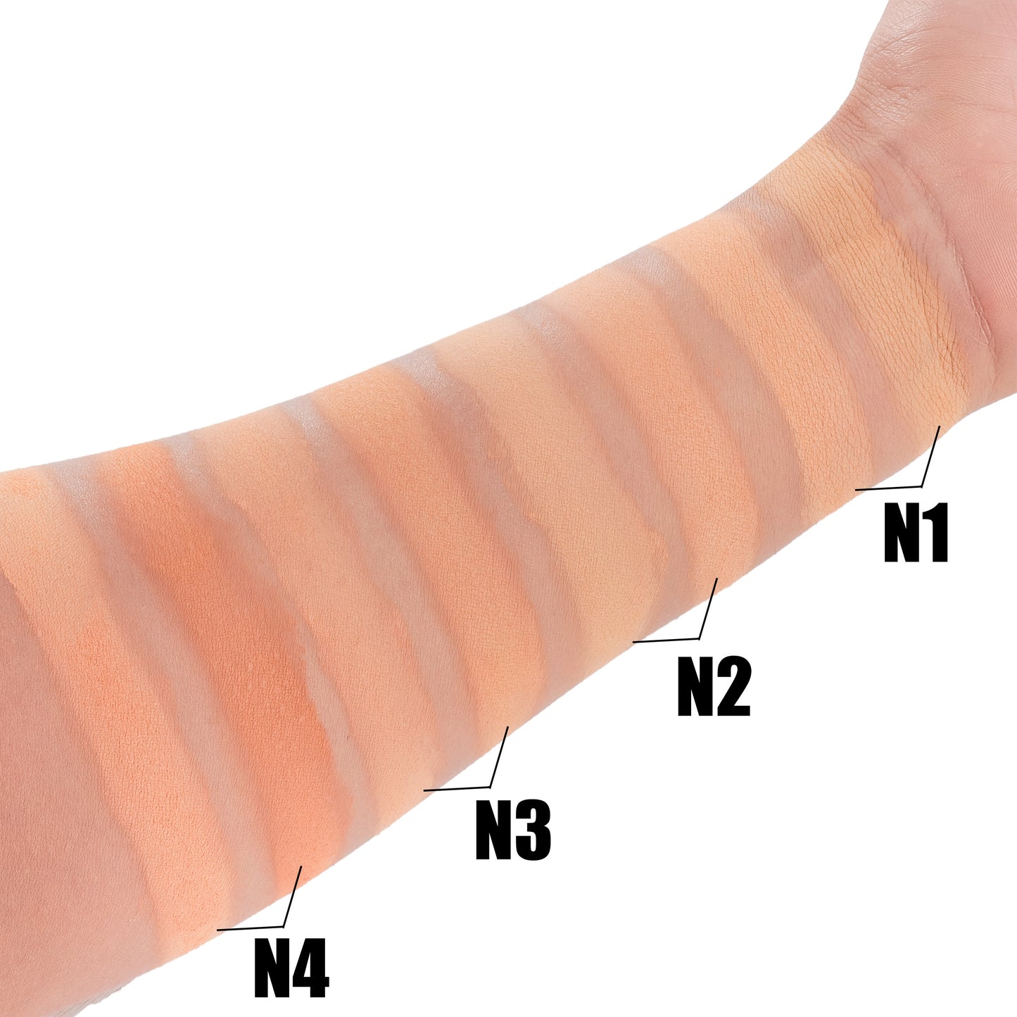 Miss Rose Black & White Two-Tone Compact Powder