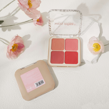 Miss Rose Flushed Pink 4-Color Blusher
