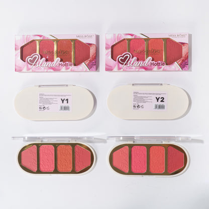 Miss Rose Island Hottie 4 color blusher