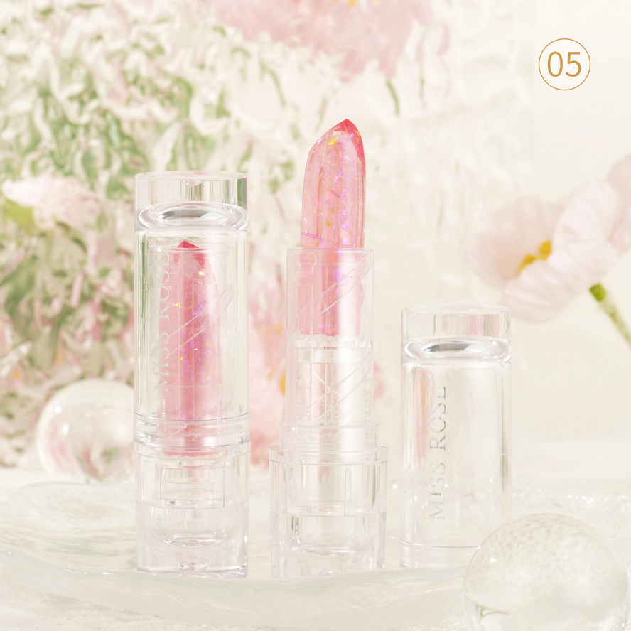 Miss Rose Jelly Glitter Colored Lip Balm