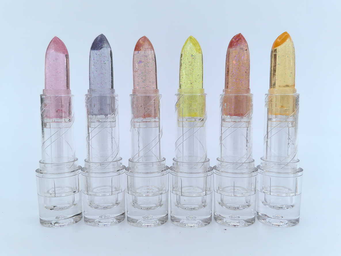 Miss Rose Jelly Glitter Colored Lip Balm