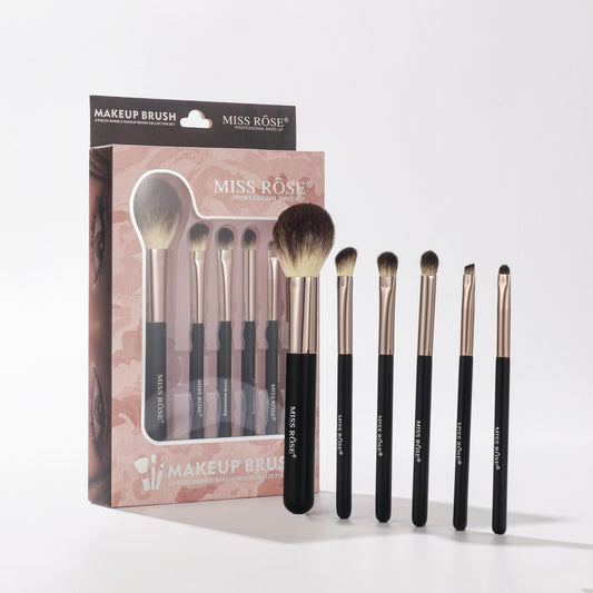 Miss Rose Makeup Brush Set (6 Piece)