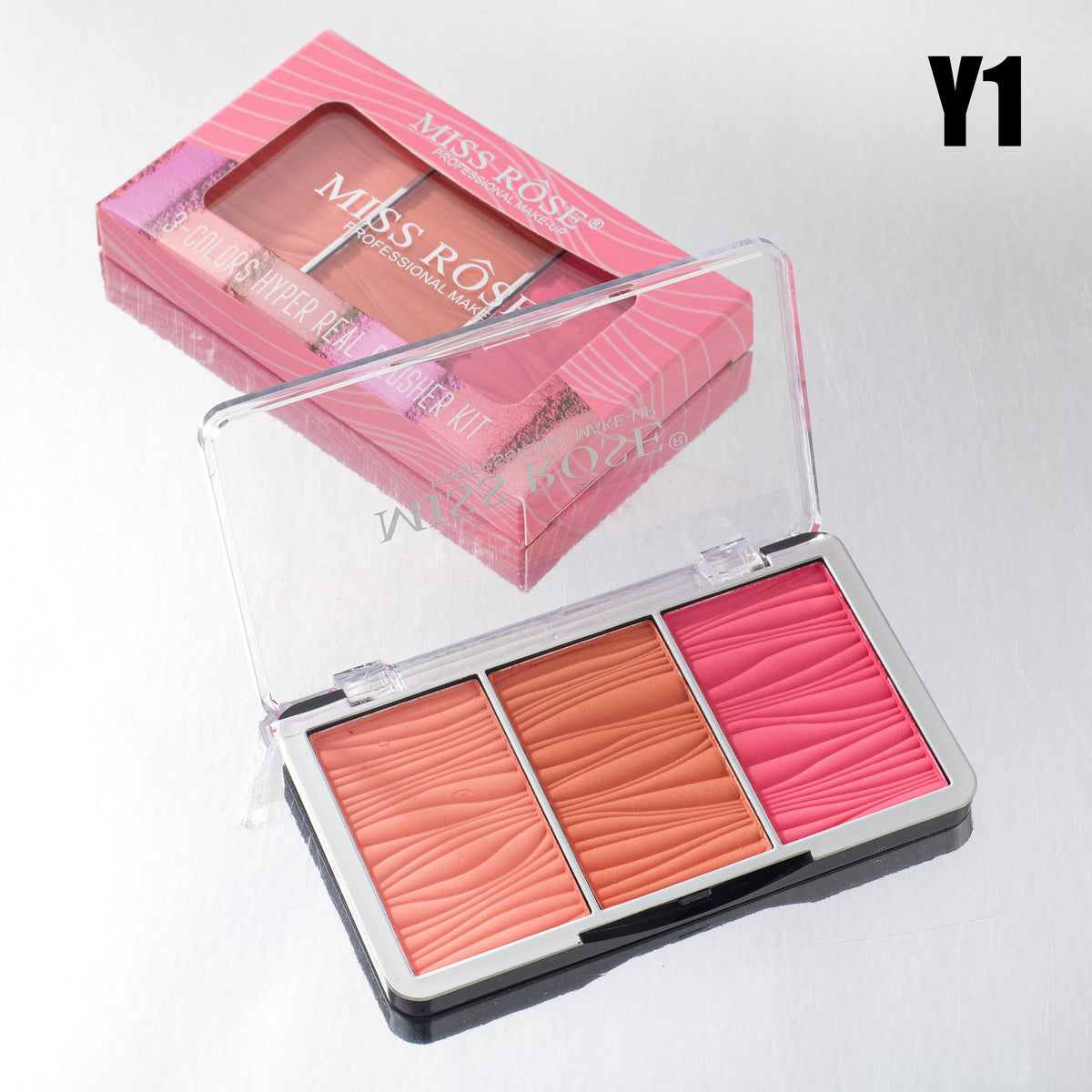 Miss Rose Triple Glow Blush Palette