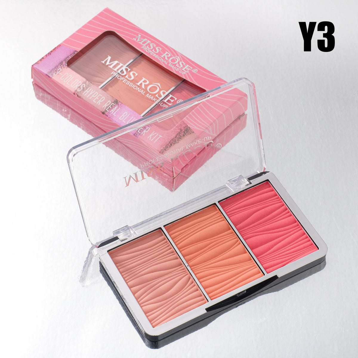 Miss Rose Triple Glow Blush Palette