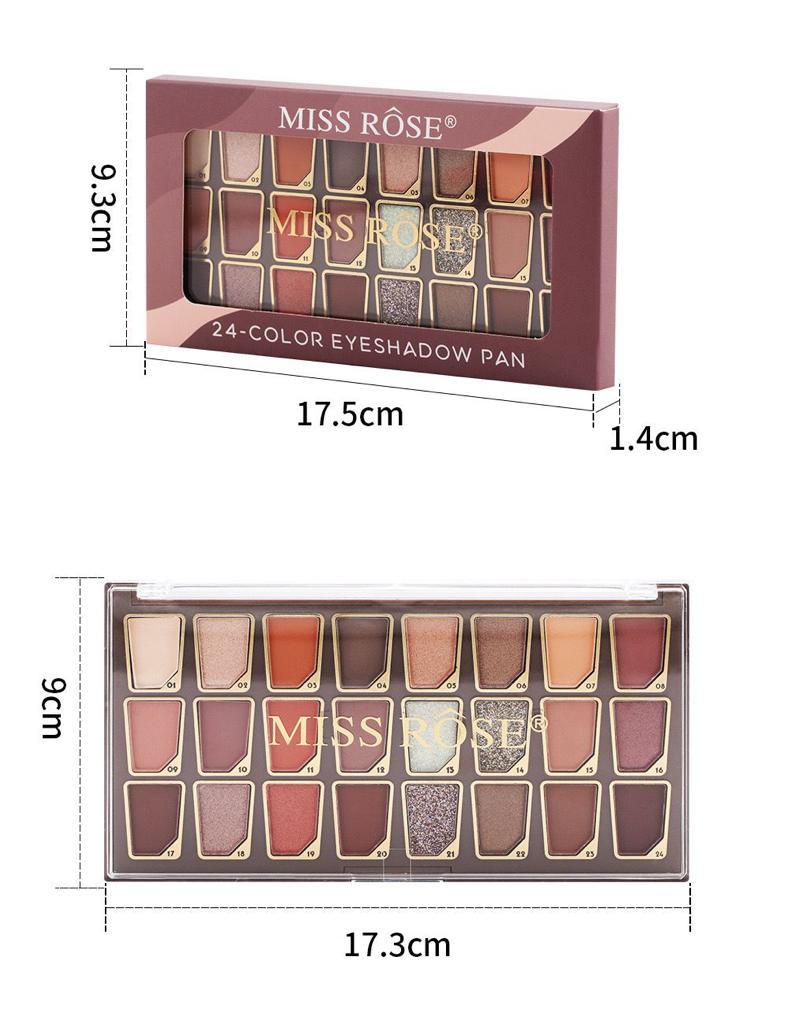 Miss Rose 24 Color Eyeshadow PAN