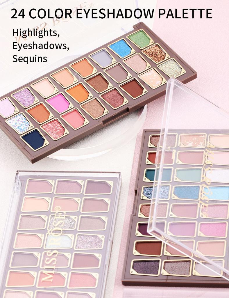 Miss Rose 24 Color Eyeshadow PAN