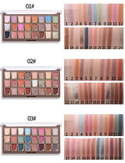 Miss Rose 24 Color Eyeshadow PAN