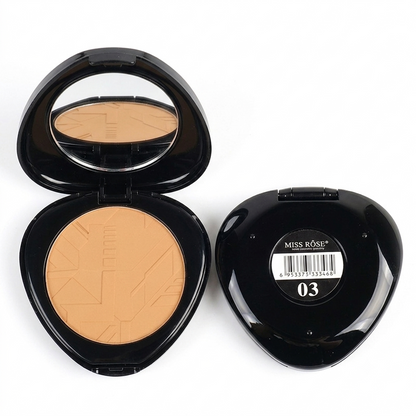 Missrose Bright Black Triangle Double Layer Powder