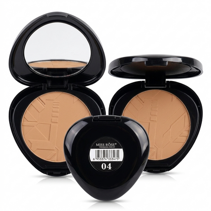 Missrose Bright Black Triangle Double Layer Powder