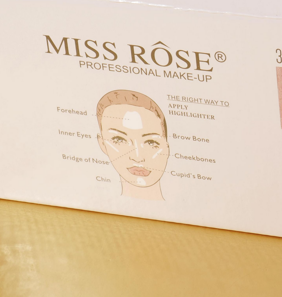 Miss Rose 3 Color Hyper Real Highlighter kit