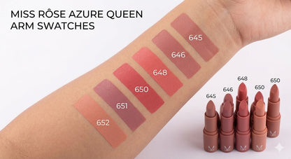Miss Rose Azure Queen Bullet Lipstick