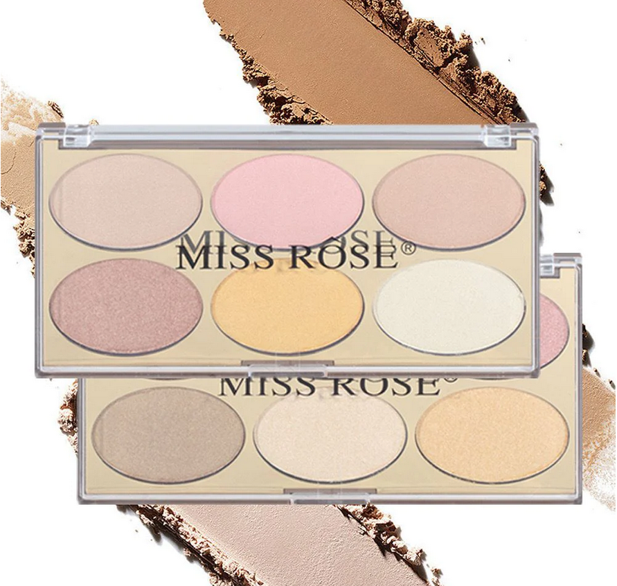Miss rose Gilded Ellipse highlighters Kit