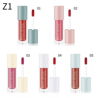 Miss Rose long lasting waterproof velvet matte Lip Gloss (Set of 5)