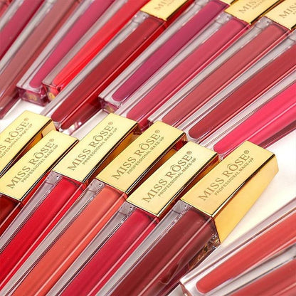 Miss Rose New Matt Liquid Lip Gloss (Gold)