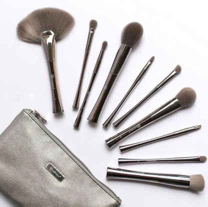 Smoke 'n Mirrors 10 Piece Metalized Brush Set with Bag