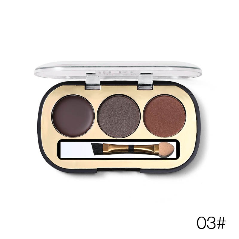 Miss Rose 3 Colors Eyebrow Powder Texture, Packaging and Finish