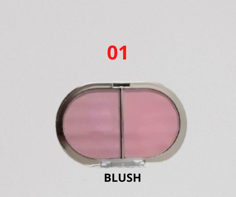 Miss Rose 2 in 1 Blusher In Gold Packing