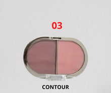 Load image into Gallery viewer, Miss Rose 2 in 1 Blusher In Gold Packing
