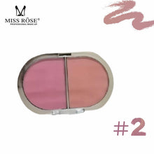 Load image into Gallery viewer, Miss Rose 2 in 1 Blusher In Gold Packing
