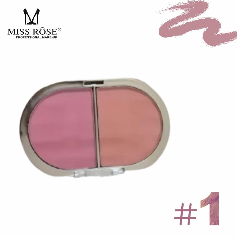 Miss Rose 2 in 1 Blusher In Gold Packing