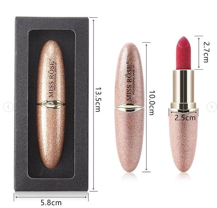 Miss Rose New Gold Plated Matte Lipstick