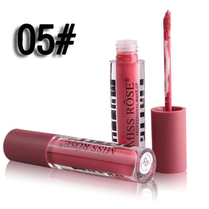 MISS ROSE New Fashion Color Matte Gloss (Set of 6)