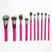 Load image into Gallery viewer, Midnight Festival Brush Set 10 Piece Brush Collection with Brush Holder
